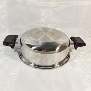 Stainless Steel Cookware with Black Handles